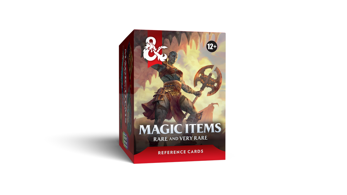 Dungeons & Dragons Reference Cards: Magic Items - Rare & Very Rare