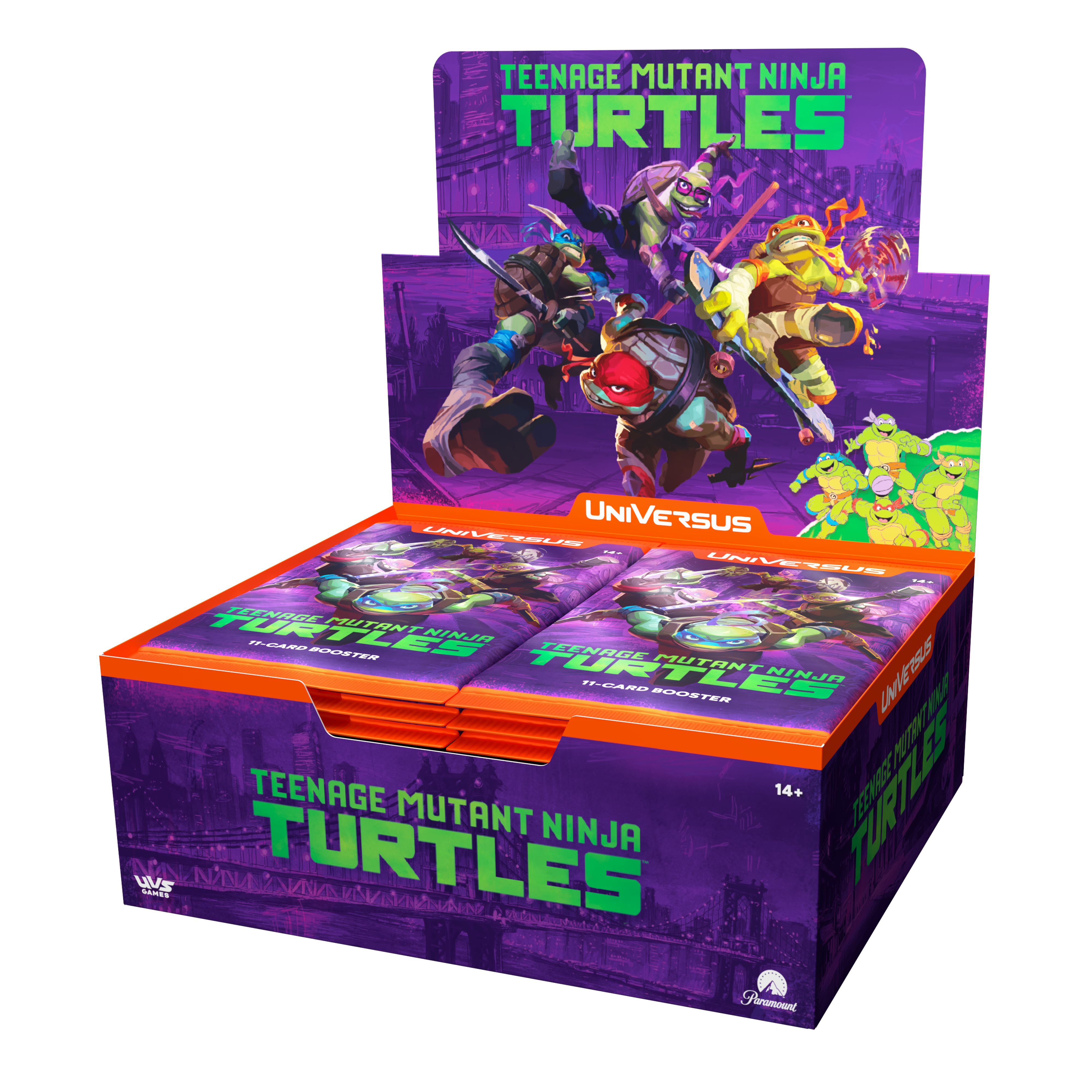 Universus: Teenage Mutant Ninja Turtles Booster Display