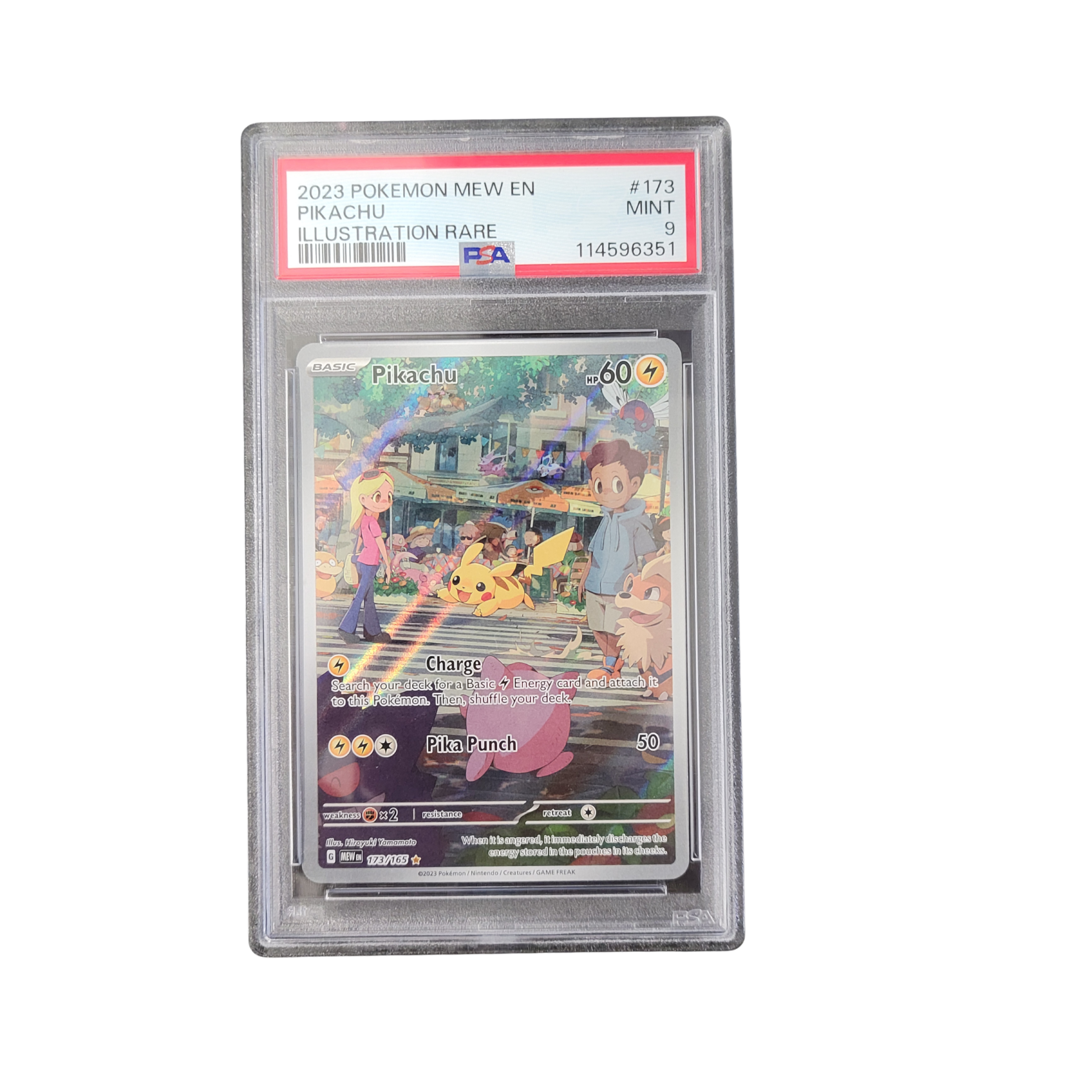 2023 Pokémon MEW EN #173 Pikachu Illustration Rare - PSA 9