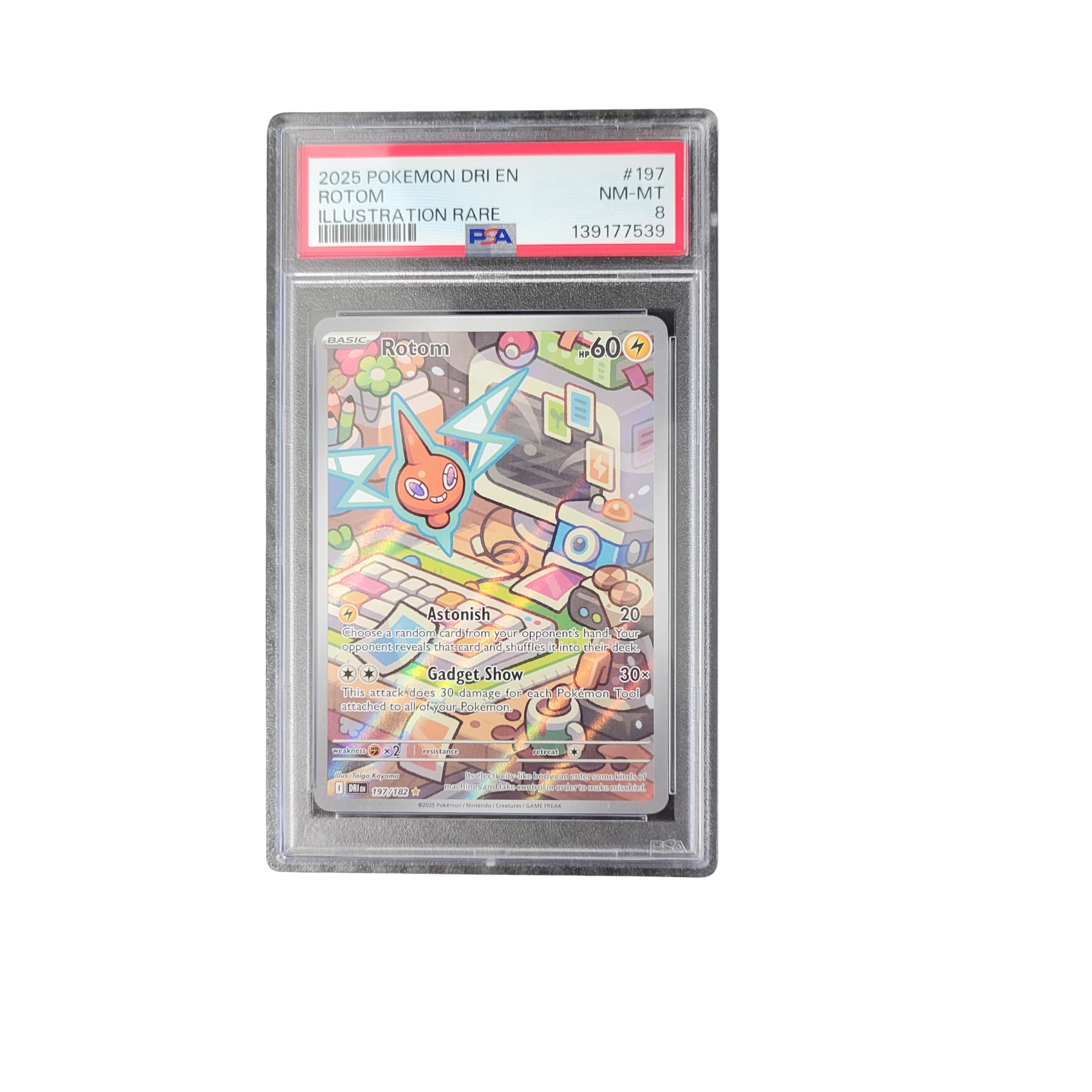 2025 Pokémon DRI EN #197 Rotom Illustration Rare