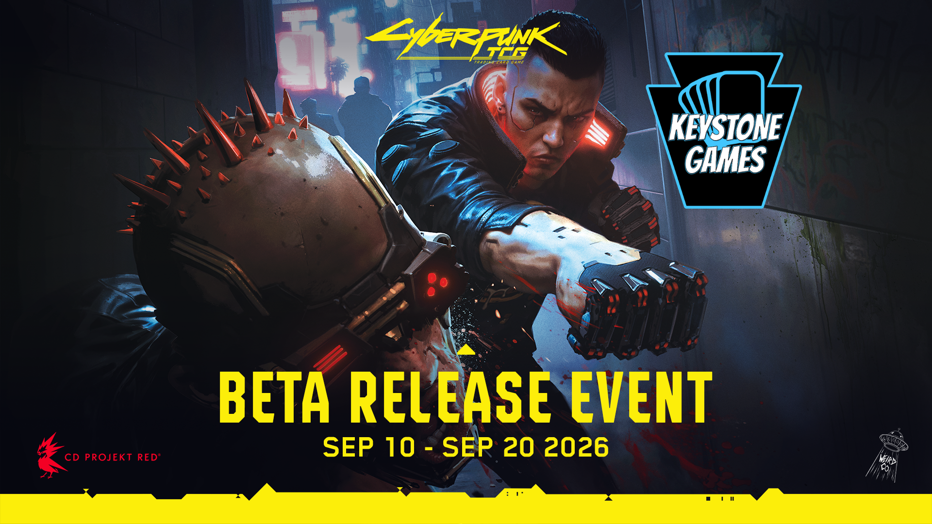 Cyberpunk TCG Beta Event Entry