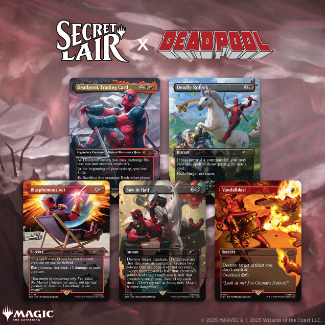 Magic The Gathering: Secret Lair Drop Series: Marvel: Deadpool