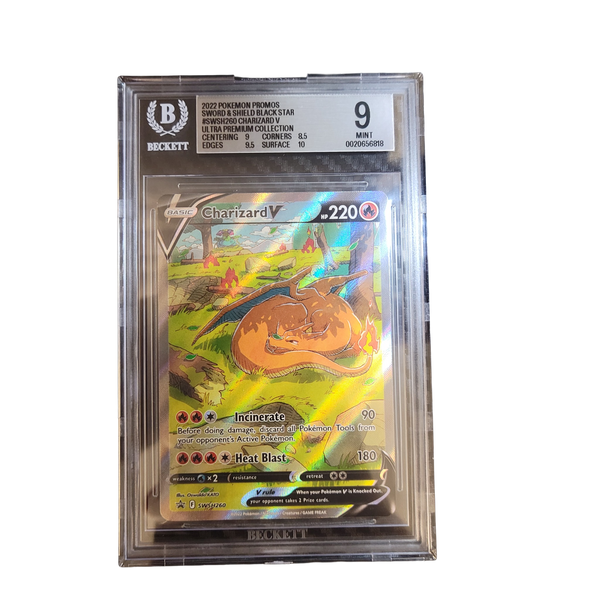BGS 9 Charizard V SWSH260 graded card front