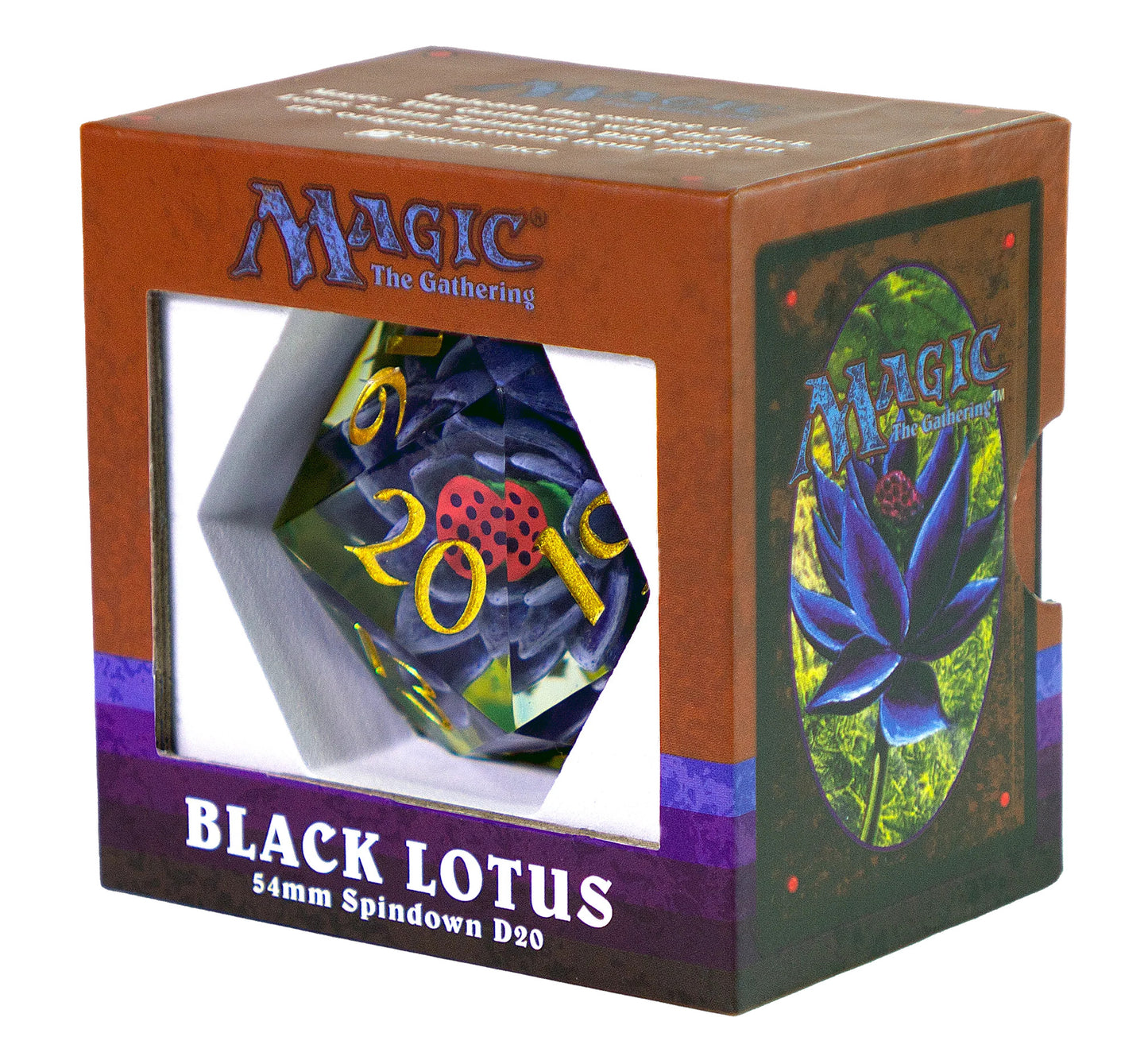 Sirius Dice: Magic The Gathering: 54mm D20 Spindown: Black Lotus
