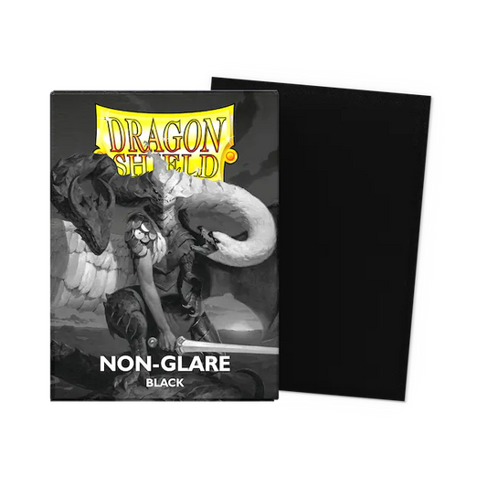 Dragon Shield: Standard Size Matte Sleeves: Black Non Glare