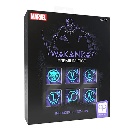 Premium D6 Dice Set: Marvel: Black Panther Wakanda Forever