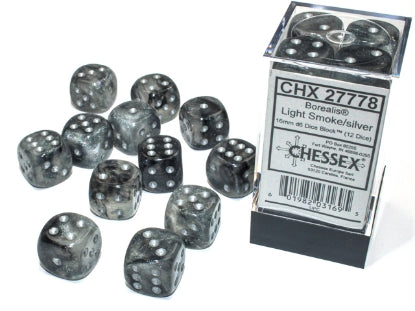 Chessex Dice: 16mm D6 Dice Block (12 dice)