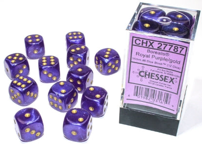 Chessex Dice: 16mm D6 Dice Block (12 dice)