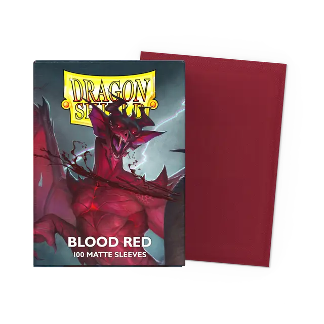 Dragon Shield Matte Sleeves: Blood Red