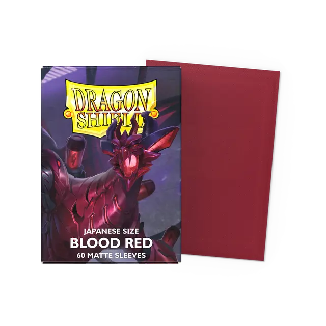 Dragon Shield Matte Sleeves: Blood Red