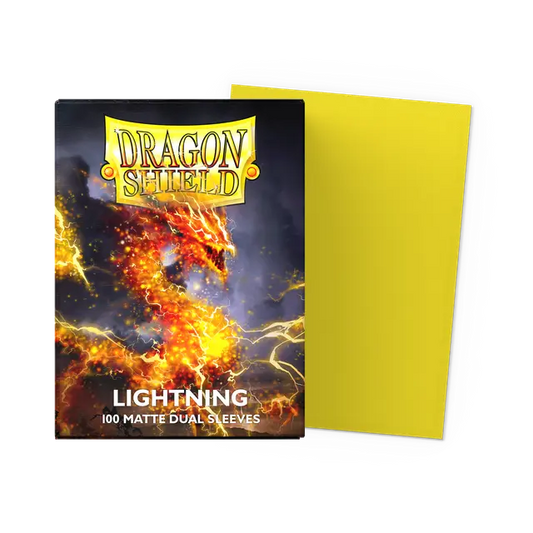 Dragon Shield Matte Dual Sleeves: Lightning