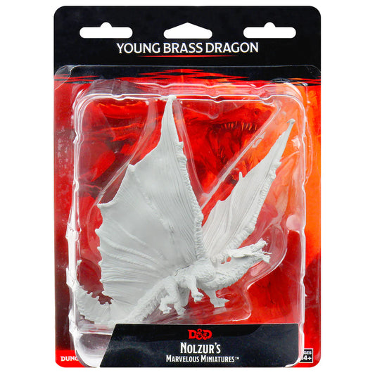 Wizkids: D&D Nolzur's Marvelous Miniatures: Unpainted Young Brass Dragon
