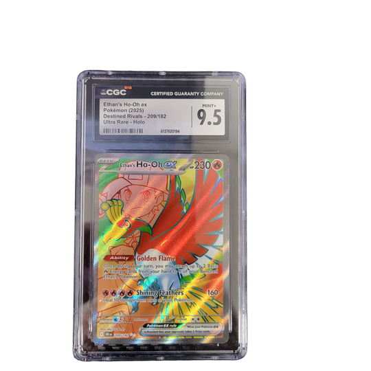 CGC 9.5 Ethan's Ho-Oh ex 209/182 graded card front