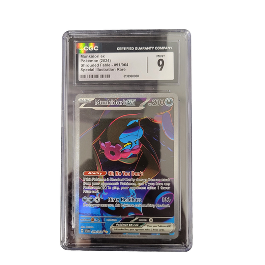 CGC 9 Munkidori ex 091/064 graded card front