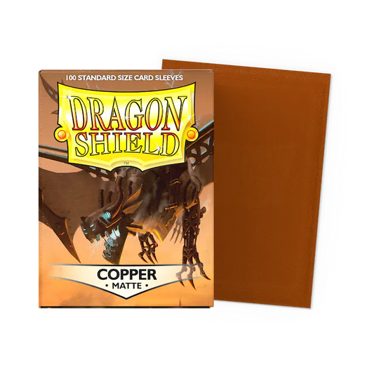 Dragon Shield: Standard Size Matte Sleeves: Copper