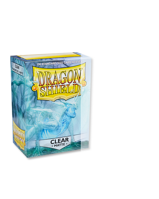 Dragon Shield: Standard-Size Matte Sleeves: Clear