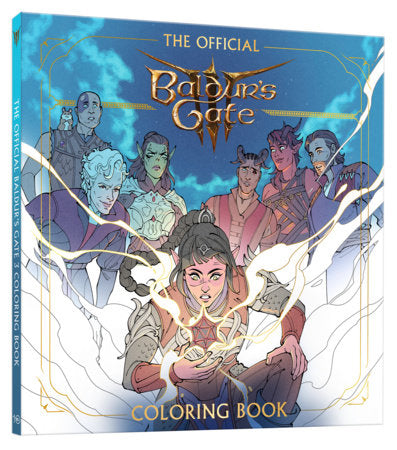 Dungeons & Dragons Baldur's Gate 3 The Official Coloring Book cover