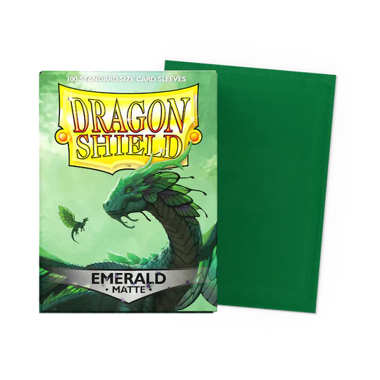 Dragon Shield: Standard Size Matte Sleeves: Emerald
