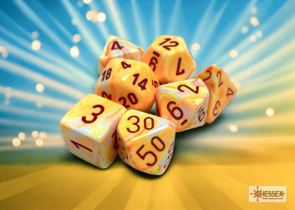Chessex Dice: 7-Dice Polydedral Set