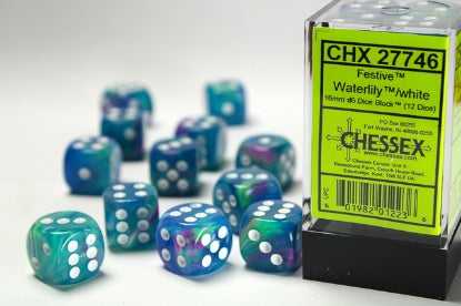 Chessex Dice: 16mm D6 Dice Block (12 dice)