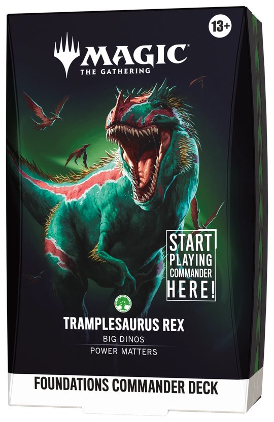 Foundations Commander Deck Tramplesaurus Rex