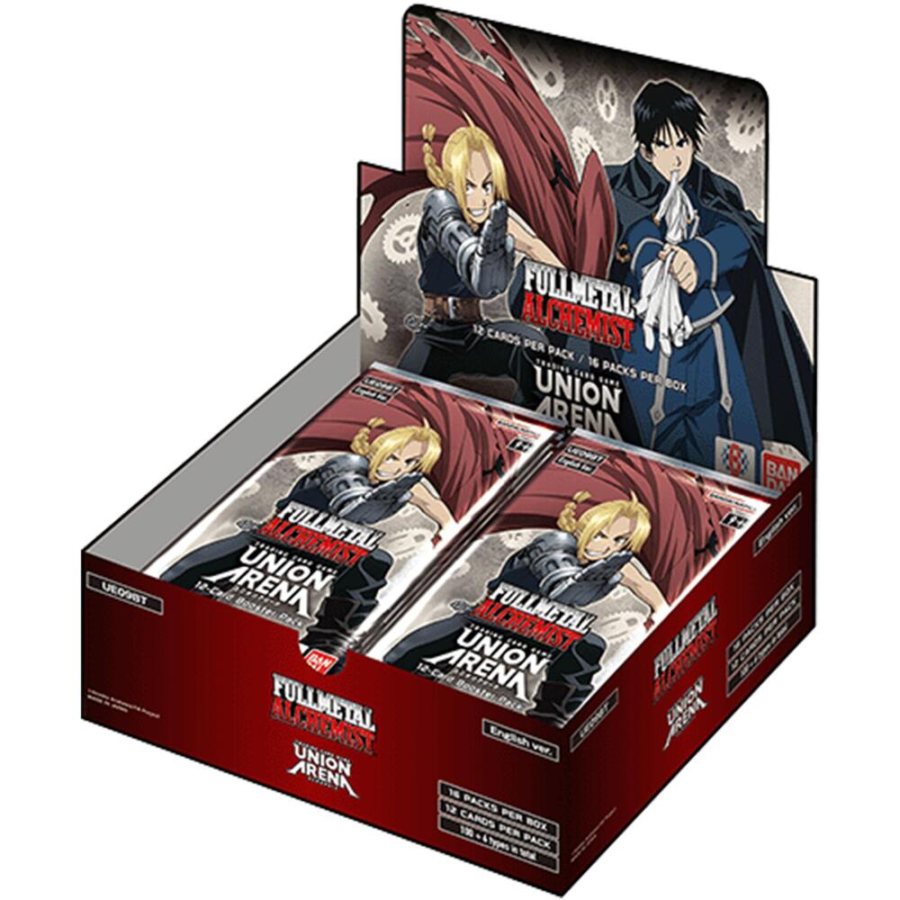 Union Arena Card Game: Full Metal Alchemist Booster Display