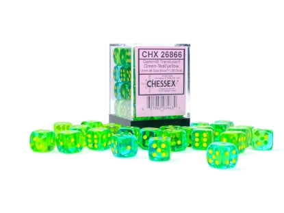 Chessex Dice: 12mm D6 Dice Block (36 dice)