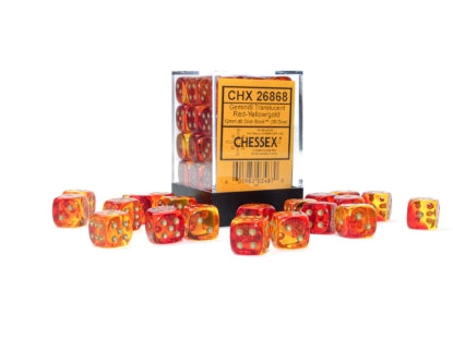 Chessex Dice: 12mm D6 Dice Block (36 dice)