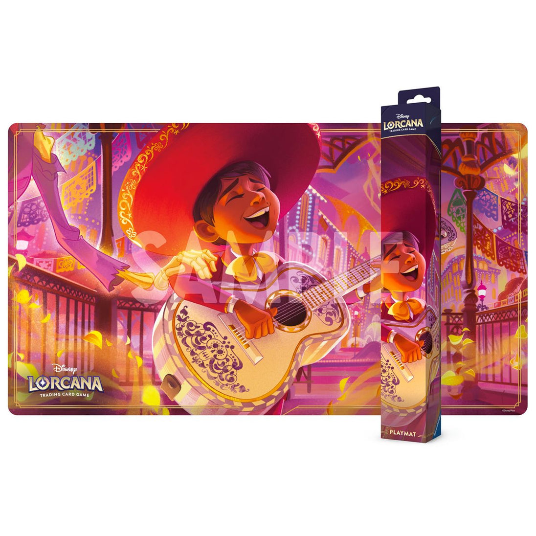 Official Disney Lorcana Hyperia City Miguel playmat product photo