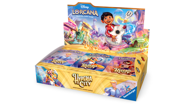 Disney Lorcana Hyperia City booster display box