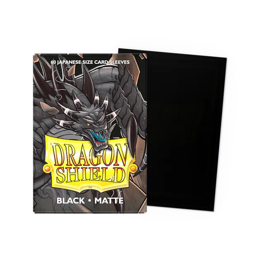 Dragon Shield: Japanese Size Matte Sleeves: Black