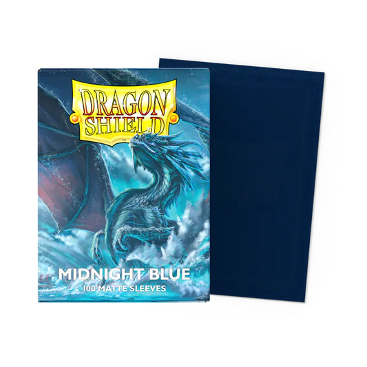 Dragon Shield: Standard Size Matte Sleeves: Midnight Blue