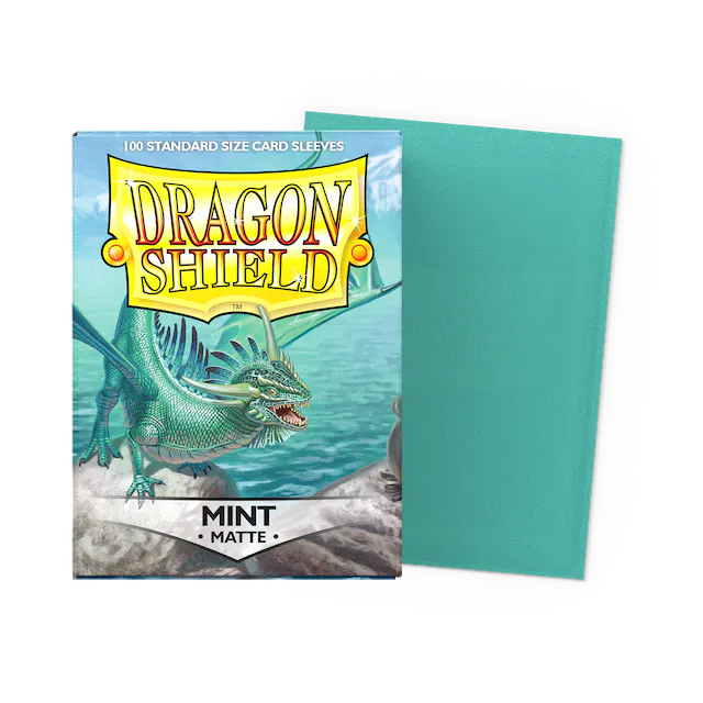 Dragon Shield: Standard Size Matte Sleeves: Mint