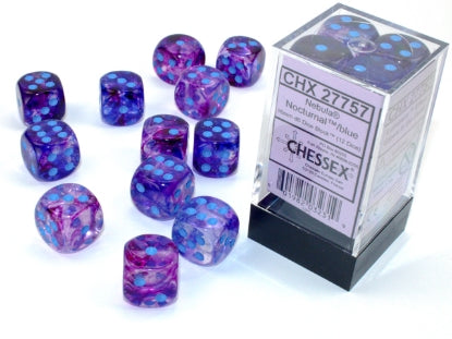 Chessex Dice: 16mm D6 Dice Block (12 dice)