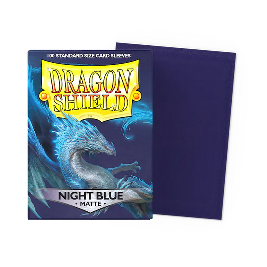 Dragon Shield: Standard Size Matte Sleeves: Night Blue