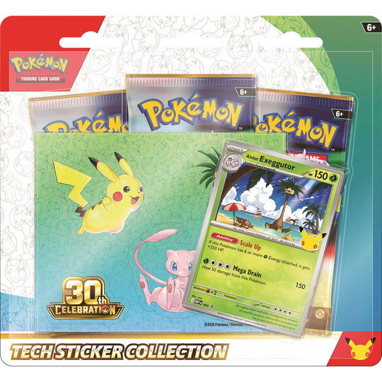 Pokémon TCG 30th Celebration Tech Sticker Collection