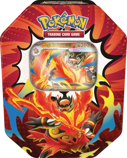 Pokémon TCG Mega Evolution Ascended Heroes Mega Emboar ex Tin