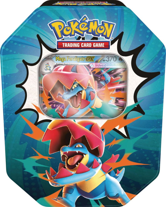 Pokémon TCG Mega Evolution Ascended Heroes Mega Feraligatr ex Tin
