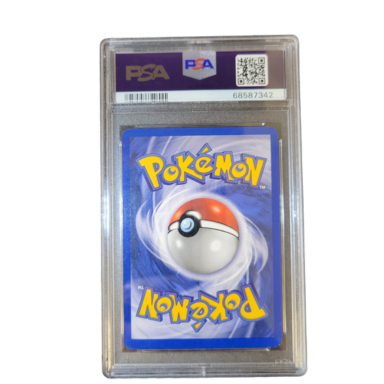 2000 Pokémon Team Rocket Dark Machamp 1st Edition PSA 9 back