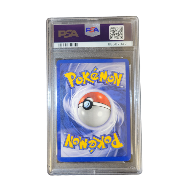 2000 Pokémon Team Rocket Dark Machamp 1st Edition PSA 9 back
