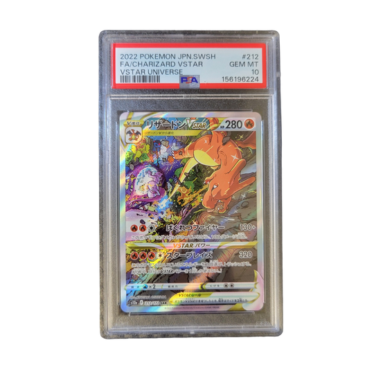 PSA 10 Japanese Charizard VSTAR 212/172 graded card front