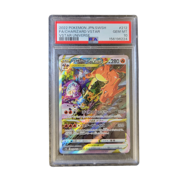 PSA 10 Japanese Charizard VSTAR 212/172 graded card front