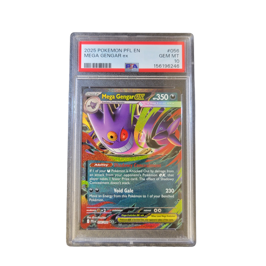 2025 Pokemon Mega Gengar ex 056 PSA 10 front