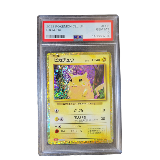 2023 Pokémon Japanese Classic Collection Pikachu 008 PSA 10 front