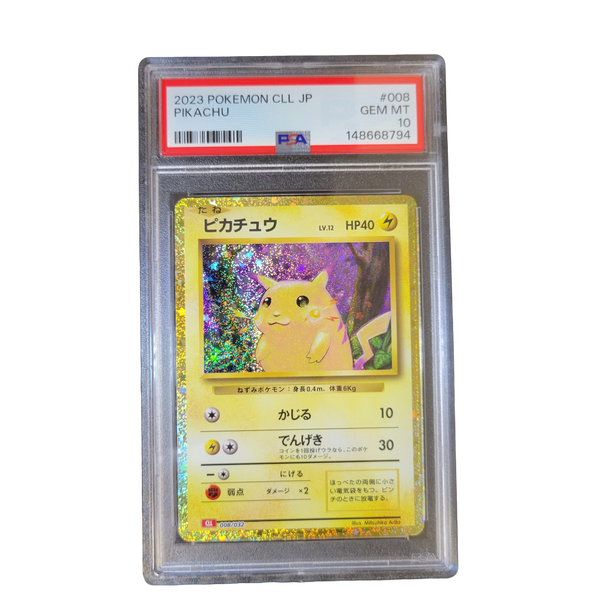2023 Pokémon Japanese Classic Collection Pikachu 008 PSA 10 front