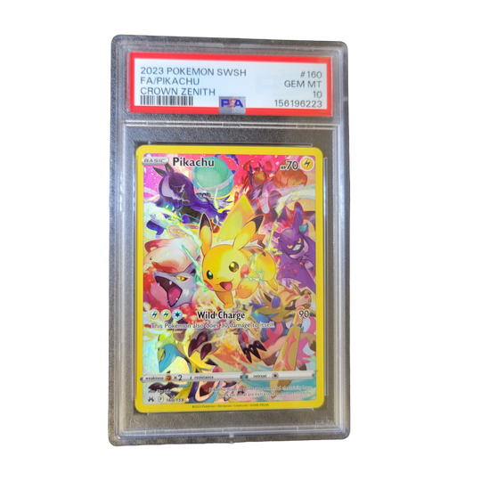 2023 Pokémon Crown Zenith Pikachu 160 PSA 10 front