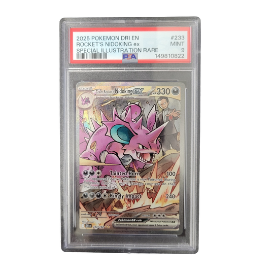 Team Rocket's Nidoking ex 233/182 PSA 9 front
