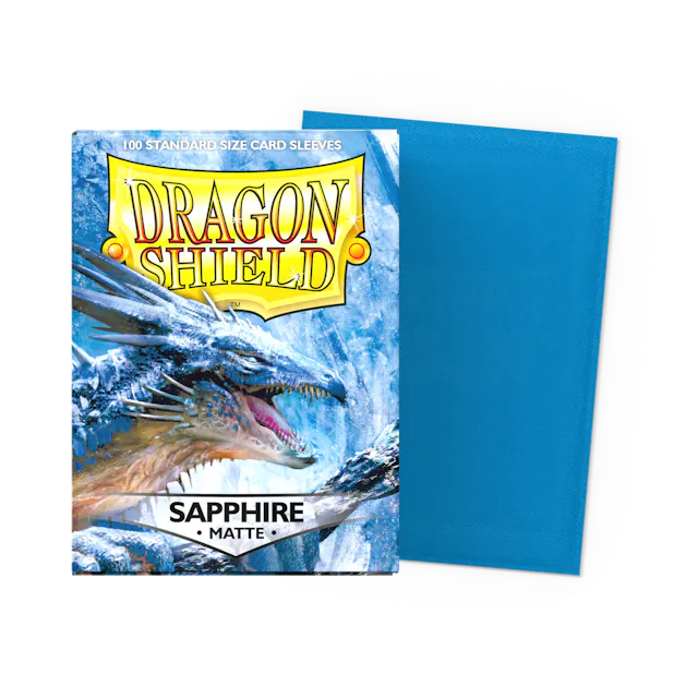 Dragon Shield: Standard Size Matte Sleeves: Sapphire