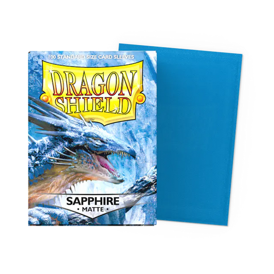 Dragon Shield: Standard Size Matte Sleeves: Sapphire