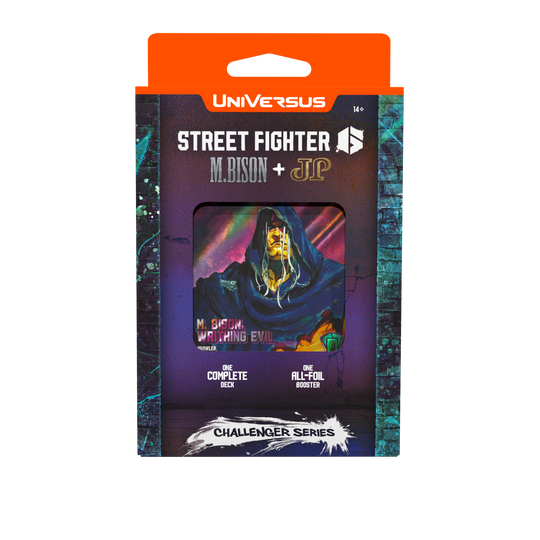 Official UniVersus Street Fighter 6 M. Bison + JP Challenger Series deck